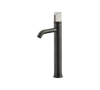 9021067 Manopola mitigeur lavabo haut gris gun métal marbre