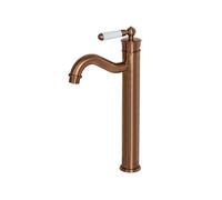 Essebagno Leeds mitigeur lavabo rétro haut cuivre brossé