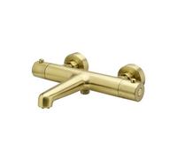 Essebagno Luisa mitigeur bain-douche thermostatique or brossé
