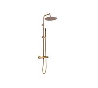 Luisa II colonne de douche thermostatique cuivre brossé Essebagno