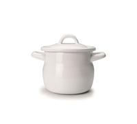 Ibili Marmite Mini 902812 Acier Blanc 12 x 12 x 11 cm