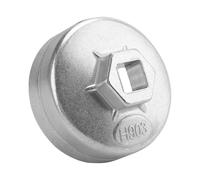 903 Clé à filtre à huile 74 mm avec 14 rainures, capuchons, clé à filtre à huile, en alliage d'aluminium, pour entraînement 1/2", outil de filtre à huile pour Chery, Bora, Golf, Jetta, Fiat, Santana