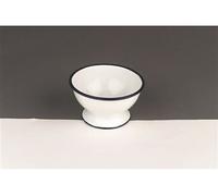 IBILI Bol à pied 903812 Porcelaine Blanc/Bleu 14 x 14 x 8 cm