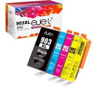 903XL Compatible pour HP 903XL 903 XL Cartouche d'encre pour HP Offic Pro 6950 6960 6970 6961 6963 6965 All-in-One Imprimante (Noir/Cyan/Magenta/Jaune, 4PACK)