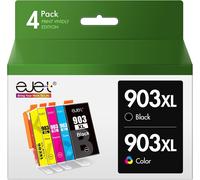 903XL Compatible pour HP 903XL 903 XL Cartouche d'encre pour HP Officeje 6950 6960 Officeje OfficeJet Pro 6970 6960 All-in-One Imprimante pour 903xl Pack de 4 Cartouches