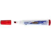 BIC 11377 Marqueur velleda 1701/1751 pointe Biseautée tracé 2-5 mm effaçables encre base alcool corps plastique Inodore