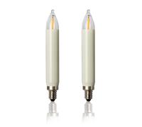 904963 Lot de 2 bougies de rechange, 8 V, 0,5 W, pour guirlandes lumineuses e...