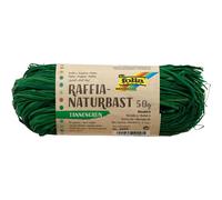 [9058] folia Raphia naturel, 50 g, vert sapin