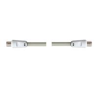 9062r106 - Câble coaxial pour antenne de TV Numérique avec conducteur CCS 1,5 m Blanc Silver Electronics