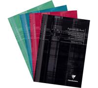 9069c Un Agenda De Bord Brochure Souple 6 Colonnes (48 Cases/Semaine) - A4 21x29,7 Cm - 144 Pages (42 Semaines) - Papier Blanc 90 G - Couverture Carte Pelliculée - Couleur Aléatoire