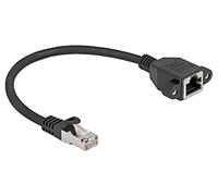 90773 Rallonge Ethernet S/FTP Cat : 6a prise RJ45, connecteur RJ45 DELOCK
