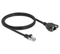 90775 Rallonge Ethernet S/FTP Cat : 6a prise RJ45, connecteur RJ45 DELOCK