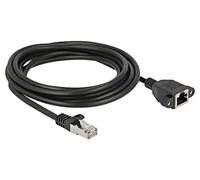 90776 Rallonge Ethernet S/FTP Cat : 6a prise RJ45, connecteur RJ45 DELOCK