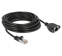 90779 Rallonge Ethernet S/FTP Cat : 6a prise RJ45, connecteur RJ45 DELOCK