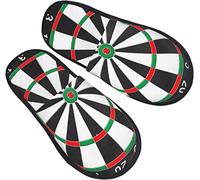 908 Chaussons Femme Homme Fléchette Cible Chaussures D'Intérieur Confort Chaud Chaussons Chaude Pantoufles En Peluche Pour Voyager Intérieur Extérieur L