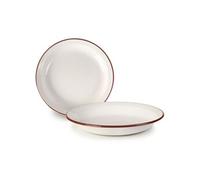 IBILI 908032 assiette creuse email bordeaux 32 cm G
