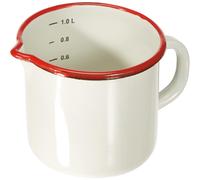 [908612] IBILI Tasse à Mesurer Acier Email Bordeaux 12 cm