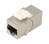 90866 Interrupteur RJ45 trapèze argent cat : 6a Commande : PoE+ 8p8c GOOBAY