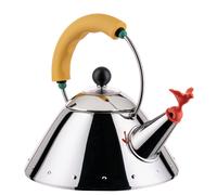 ALESSI Bouilloire 1l en acier inoxydable / Jaune argent