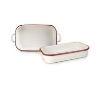 909932 plat à rôtir email bordeaux anses 32 cm