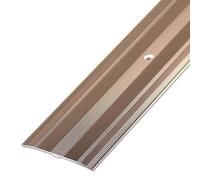 90CM-150CM Barre de Seuil Bande de transition de sol Aluminium avec vis et trous de fixation for joints de sol, transitions de moquette(Rose,145cm/57in)