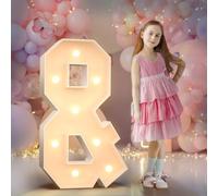 90cm Jaune Lettre Lumineuse,Lettres Lumineuses Géantes de Pour la Décoration D'Anniversaire,Decoration Anniversaire,Grandes Lettres Pour Les Événements de Fiançailles,Lettre &