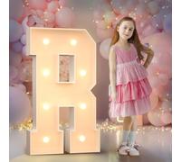 90cm Jaune Lettre Lumineuse,Lettres Lumineuses Géantes de Pour la Décoration D'Anniversaire,Decoration Anniversaire Fille,Grandes Lettres Pour Les Événements de Fiançailles,Lettre R