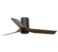 Ø 90cm Ventilateur de plafond avec Télécommande Mini Punt Tub Noir Noyer DC Fan