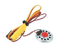 90db RC Car Mini Sirren Horn Conférencier, Manuel Remote Control Sound Soumulator with Police Fire Truck Ambulance Sounds Universal pour 1/8 1/10 RC Véhicules