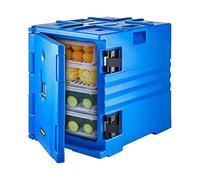 90L 120L isolé porte-casseroles alimentaire conteneur de livraison de nourriture à roues charge avant boîte de restauration armoire de réfrigération extérieure(Black 90L)