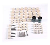 90pcs Kit de Tampon de Polissage en Feutre de Laine, Pâte Abrasive en Laine Polissage Propre Roues et Point Mandrin pour Outils Rotatifs