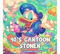 90s Cartoon Stoner Coloring Book: A Creative Collection of 50 Relaxing Holiday Pages with Nostalgic Flair - A Thoughtful and Entertaining Gift for ... Christmas or Cozy Winter Nights at Home