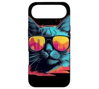 90s Cat Retrowave Cat Mom Coque pour iPhone Air