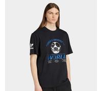 ADIDAS ORIGINALS T-Shirt '90s Football' bleu / noir / blanc, Taille S