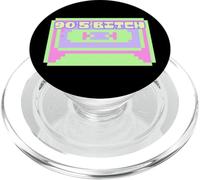 90s Poussin Pixelated Tape Cassette Rétro Y2K Gen Z Adulte Sass PopSockets PopGrip pour MagSafe