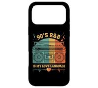 90's R&B is My Love Language Boombox Design for Music Lovers Coque pour iPhone 17 Pro Max