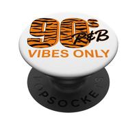 90s R&B Vibes Only Nineties RNB Music Imprimé Animal PopSockets PopGrip Adhésif
