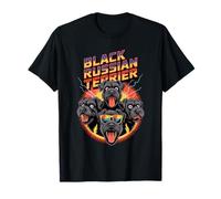 90s Vintage Black Russian Terrier Chornyi Terrier T-Shirt