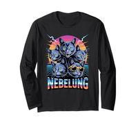 90s Vintage Nebelung Longhaired Russian Blue Manche Longue