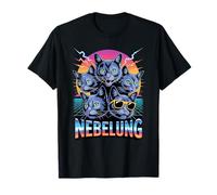 90s Vintage Nebelung Longhaired Russian Blue T-Shirt
