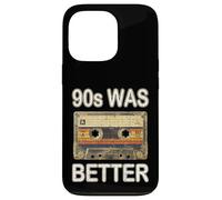 90s Was Better Cassette de démonstration rétro nostalgique Coque pour iPhone 13 Pro