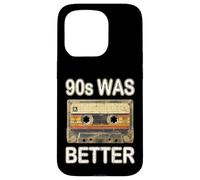 90s Was Better Cassette de démonstration rétro nostalgique Coque pour iPhone 15 Pro