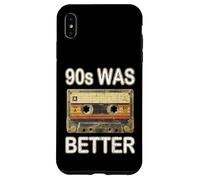 90s Was Better Cassette de démonstration rétro nostalgique Coque pour iPhone XS Max