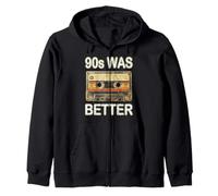 90s Was Better Cassette de démonstration rétro nostalgique Sweat à Capuche