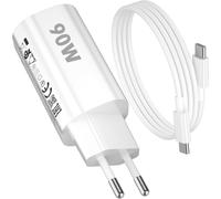 90w Charger And Cable For Xiaomi Poco X7 Pro 5g F7 F6 Charge Turbo Mini Charger Adapter 1m 6a Usb C To Usb C Cable Fast Charge For Xiaomi 15 Ultra 14ultra 13 Redmi K80 Redmi Turbo