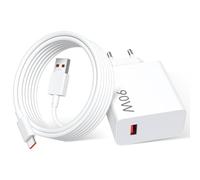 90W Chargeur Rapide avec Câble USB C 2m pour Xiaomi 17 Ultra 15T Pro Note 15 14 13 Ultra POCO X7 F7 F6 M6 X6 F514T, 67W Chargeur Charge Rapide pour Note 14S 13 Pro5G 13 Lite13T Mix Flip Pad 7