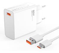 90w Chargeur Rapide Compatible Avec Xiaomi 15/14/13/12s/Mi11 Ultra, 11t 13t 12s 12x 12/13 Lite, Poco F7/X7/X6/M6/F5/X5/X4 Pro, F6 F5 F4, Redmi Note 11/12t/12/13 Pro, Avec Usb C Câble De Charge 1.5m 6