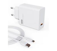 90W Chargeur Rapide pour Xiaomi POCO X7 Pro F7 Pro F6 M7 M6 X6 X5 F5, Xiaomi 15 Ultra 15 14T 13T 13 Ultra, Redmi Note 14 13 12 11 14C, Chargeur Turbo Hypercharge avec 6A Câble USB C 1,5M
