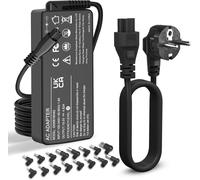 90W Chargeur Universel Ordinateur Portable Compatible avec Dell HP Acer ASUS Lenovo IBM Sony Notebook Ultrabook câble d'alimentation avec 16 astuces (astuces USB-C Non incluses)