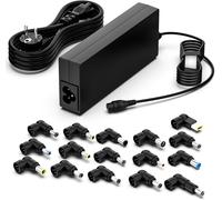 90W Chargeur Universel Pc Ordinateur 19V 19.5V 20V Portable Compatible Avec Hp Stream Asus Vivobook Lenovo Ideapad Dell Latitude Acer Aspire Toshiba Samsung Câble D'Alimentation Avec 16 Tips